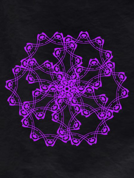 Random patterns circled