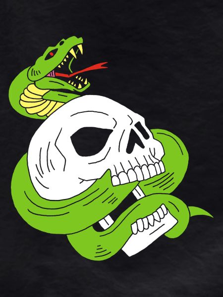 The skull and the snake