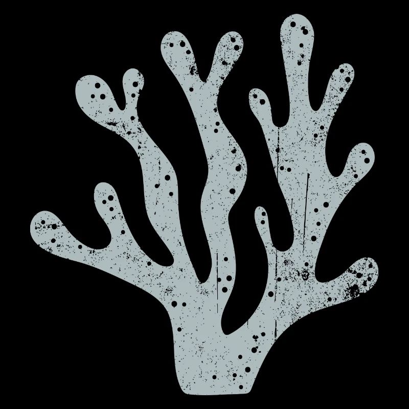 Silhouette corail azur