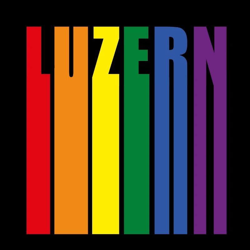 Luzern Schweiz Regenbogen Pride Geschenk