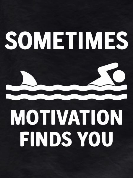 Inspirational Swimming Quote Tee
