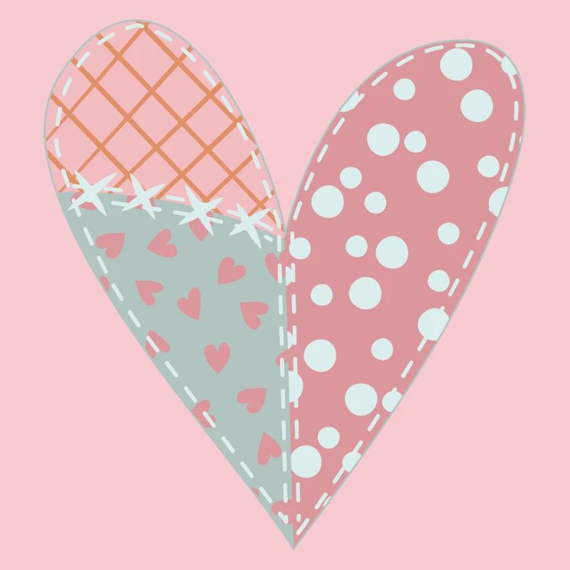 Coeur Patchwork No6