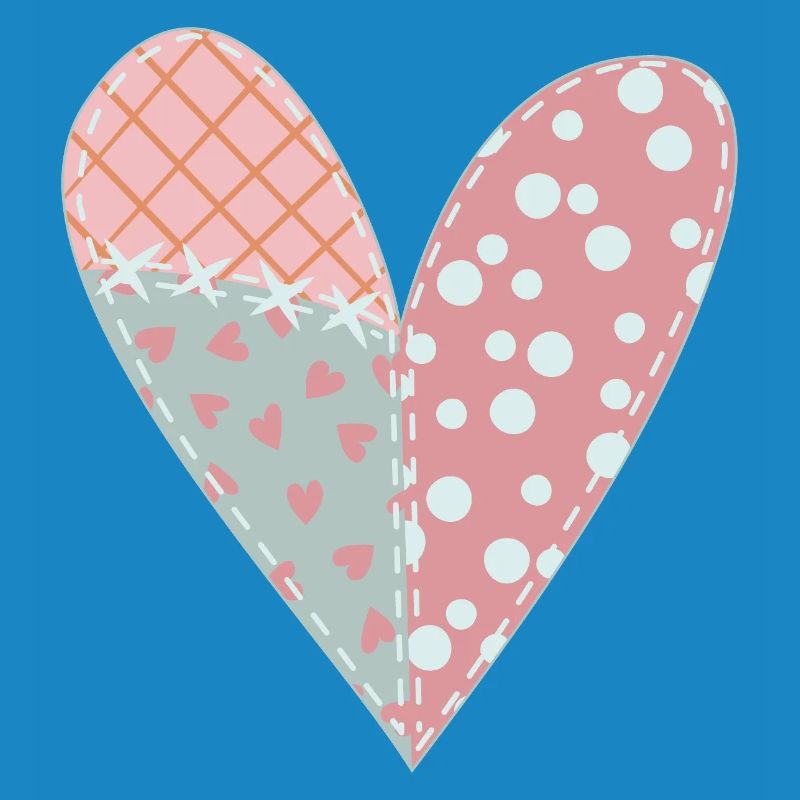 Coeur Patchwork No6