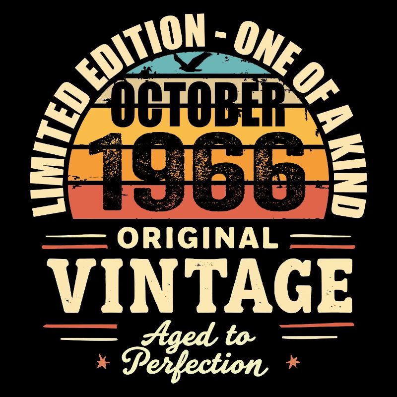 Rétro Octobre 1966 - birthday october 1966