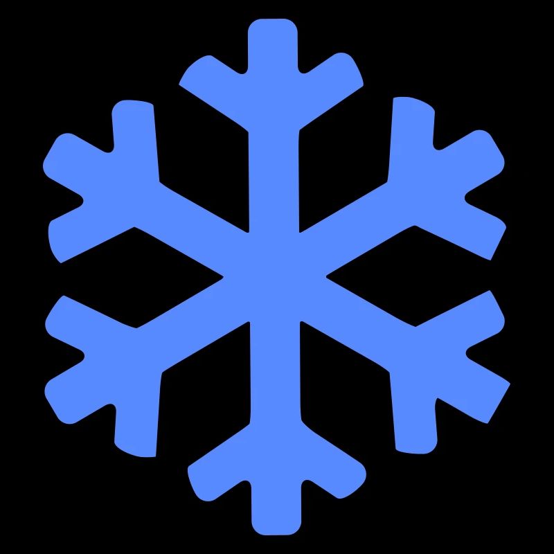 Flocon de Neige de Cristal d’Hiver