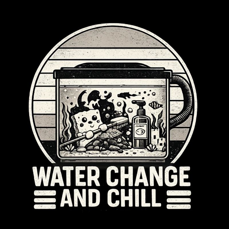 Water Change Chill Aquarium Humor