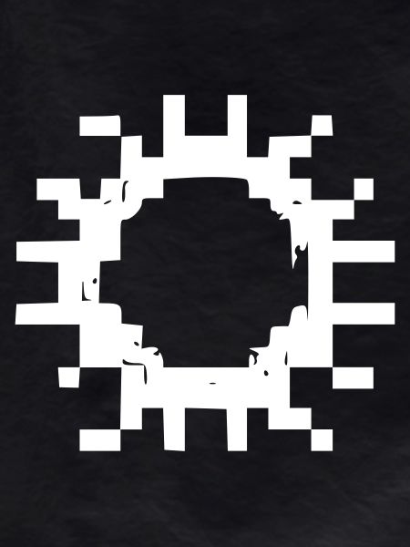Cell Virus Pixel Outline