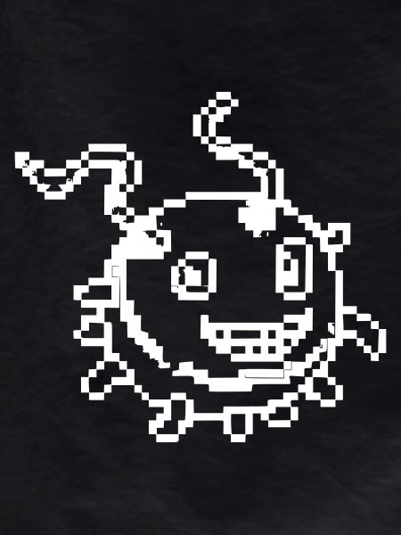 Virus Monster Pixel Art Comic