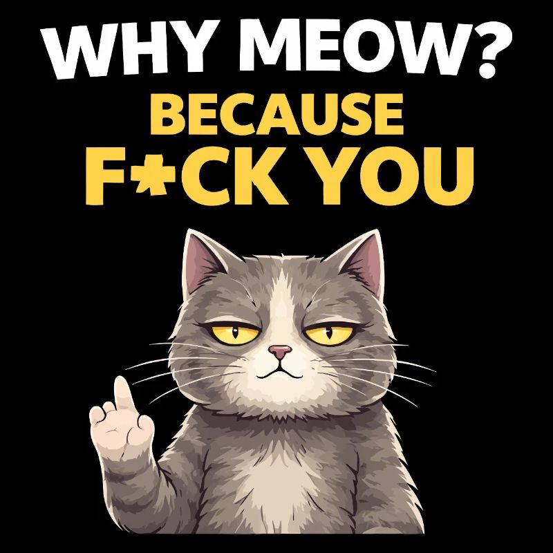 Meow Attitude: Bold Cat Quote