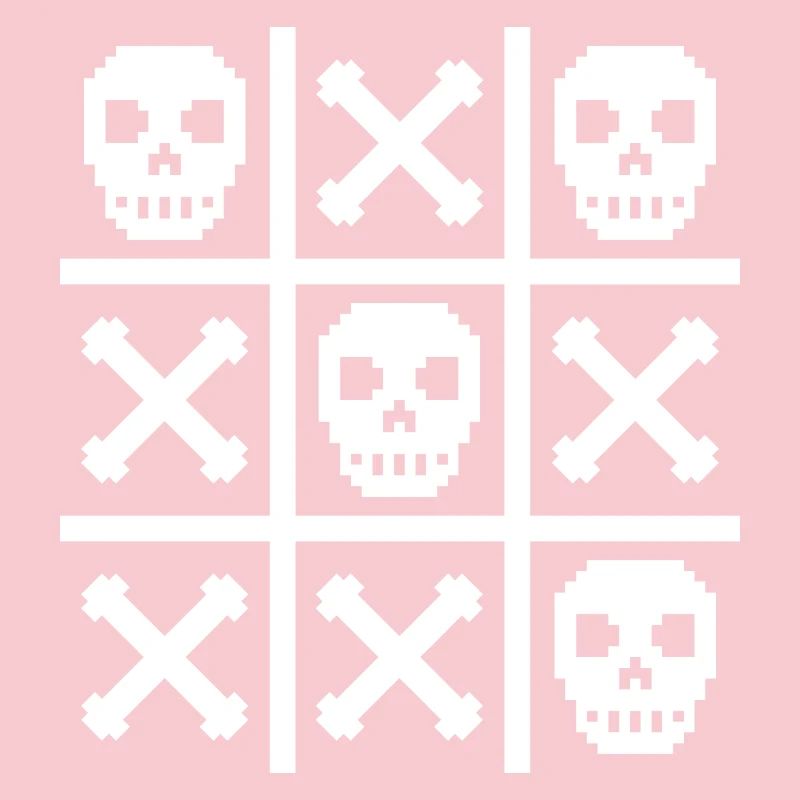 Pixel Skull and Bones Zero & Crosses