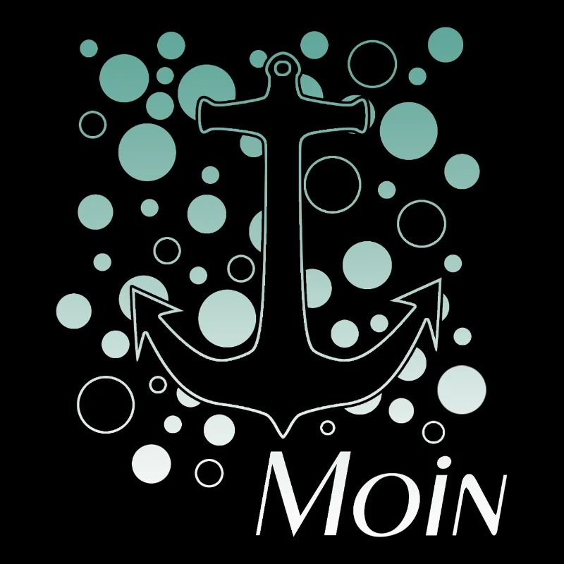 Anker mit Blasen Moin Design