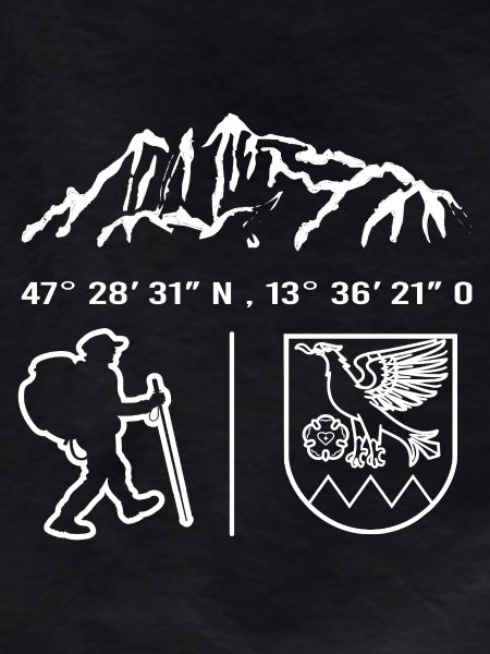 Ramsau Dachstein Wanderer Wappen