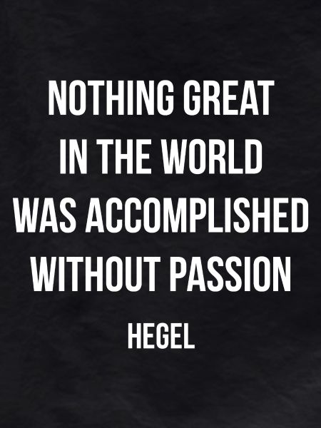 Hegel Motivational Quote 
