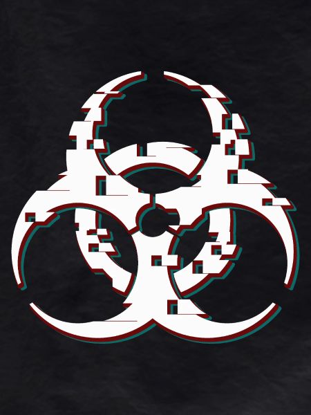 Biohazard-Glitch-Symbol