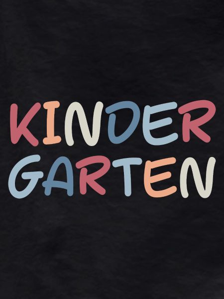 Lettering Kindergarten Toddlers