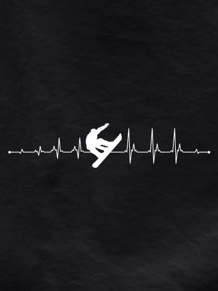 Skater Pulse Line Art