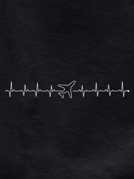 Aviation Heartbeat Line Design