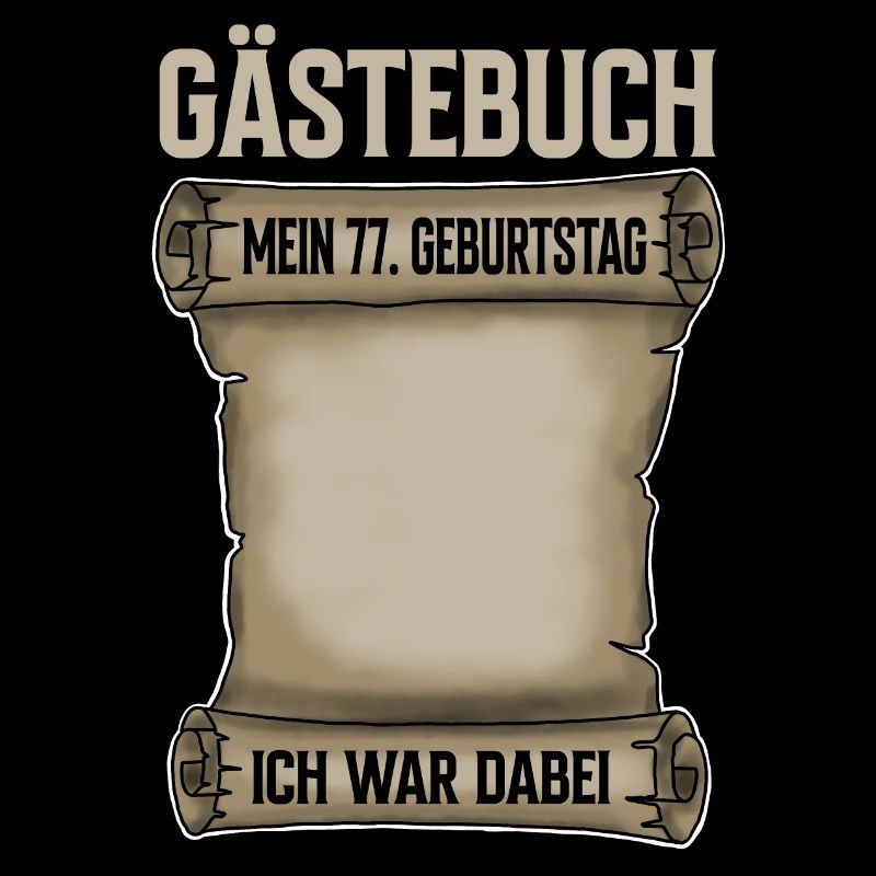 77. Geburtstag Gästebuch