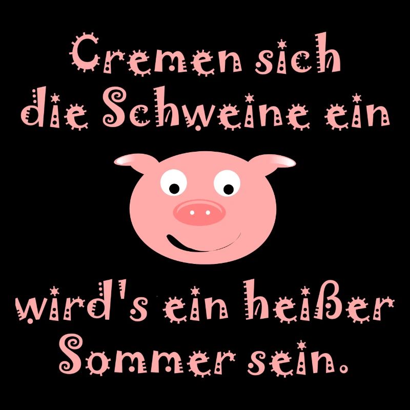 Les cochons mettent de la crème
