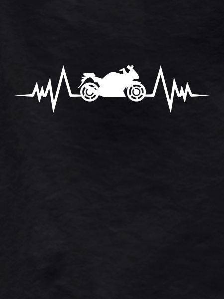 biker heartbeat motorcycle