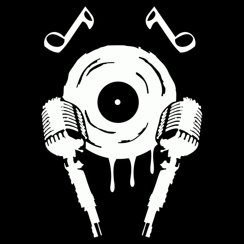 Symbole de musique de micro