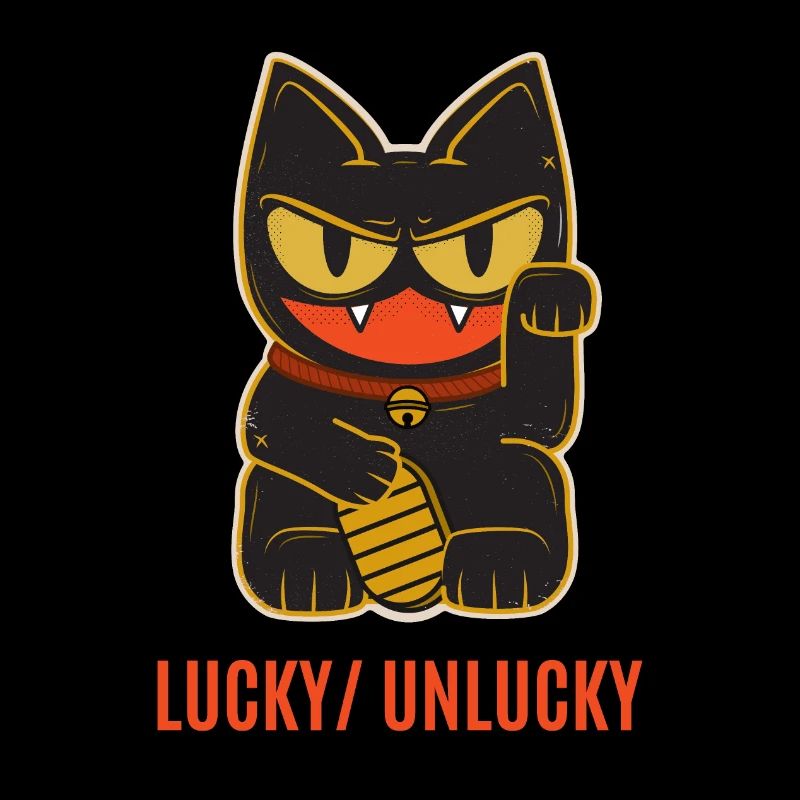 Chat chanceux et malchanceux