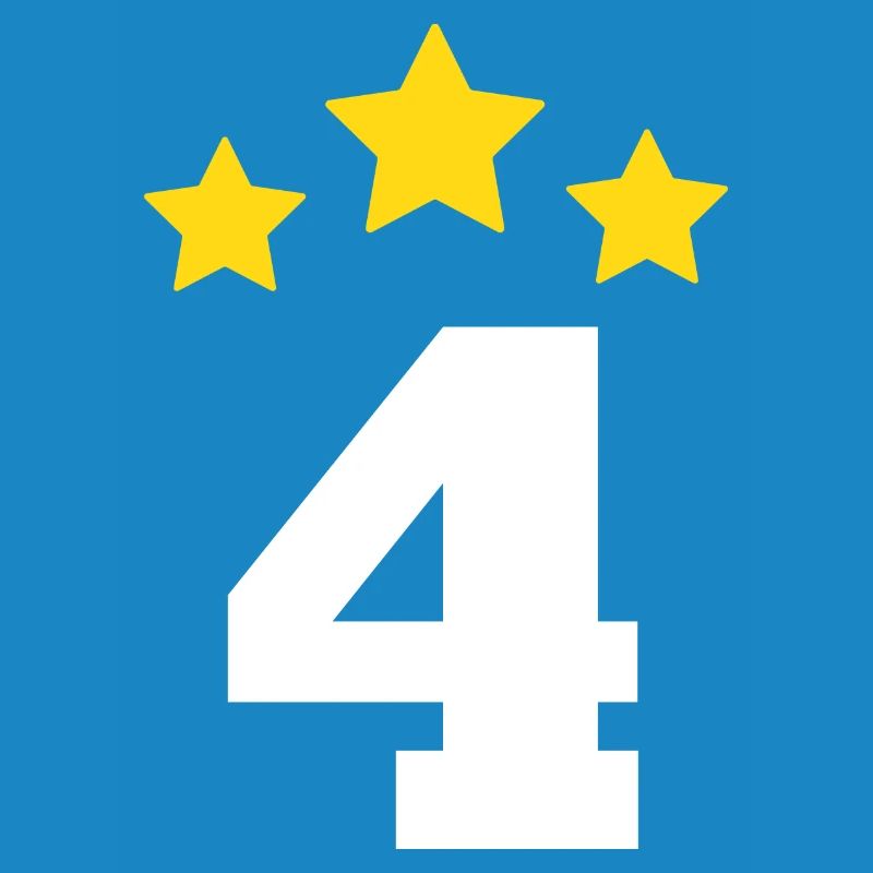 4 ans étoile - cadeau de 4e anniversaire