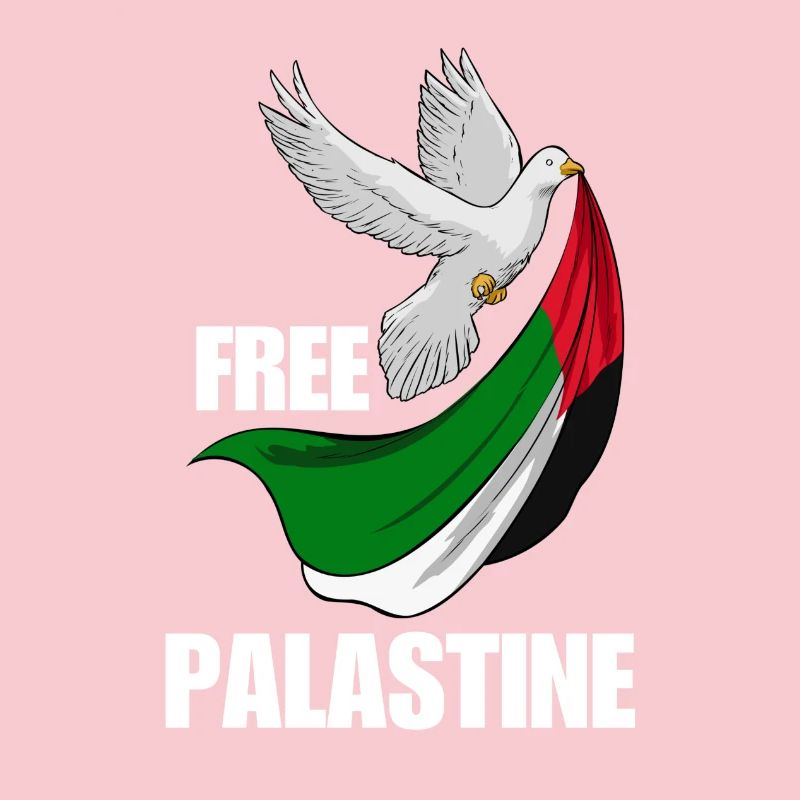 Free Palestine Design – Statement für Frieden