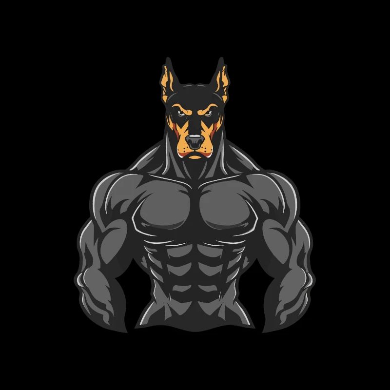 Doberman Chien Muscles Musculation