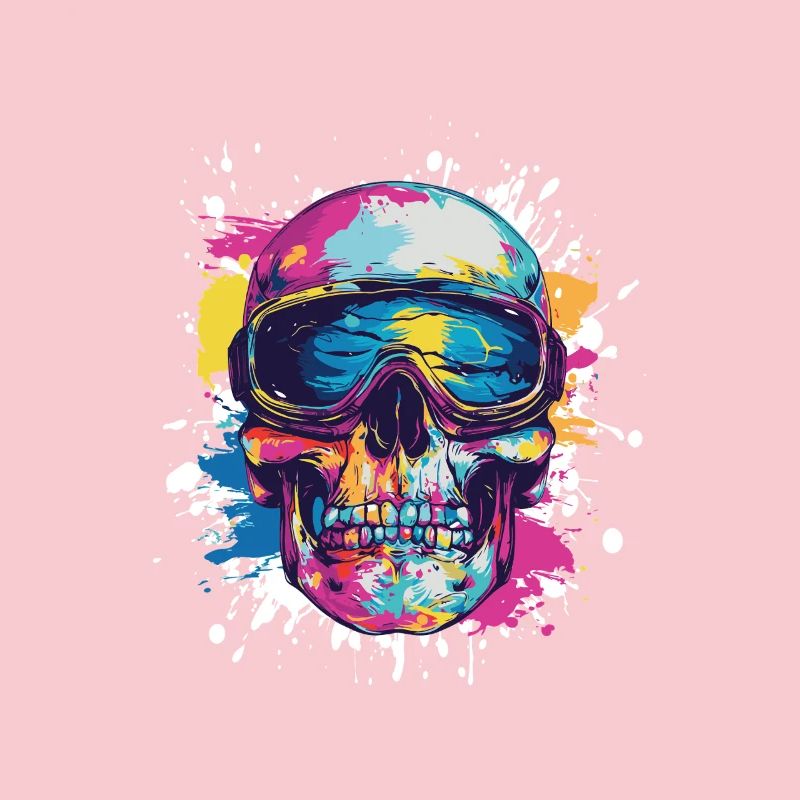 Ski Ski Goggles Skull