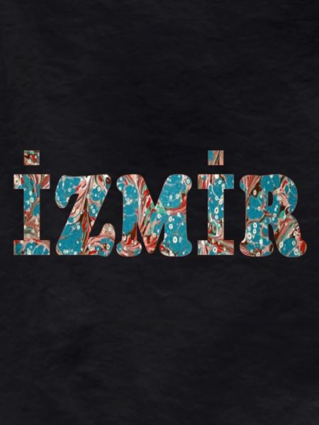 izmir ebru blue