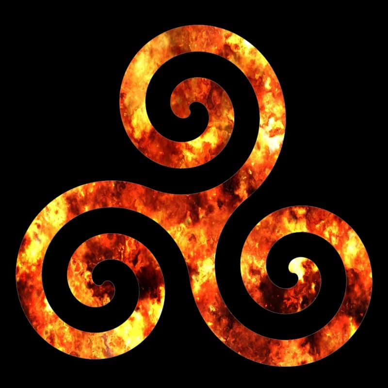 simbolo celtico 1 fuoco