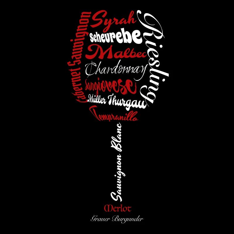 Wineglass Grape Vines Shirt