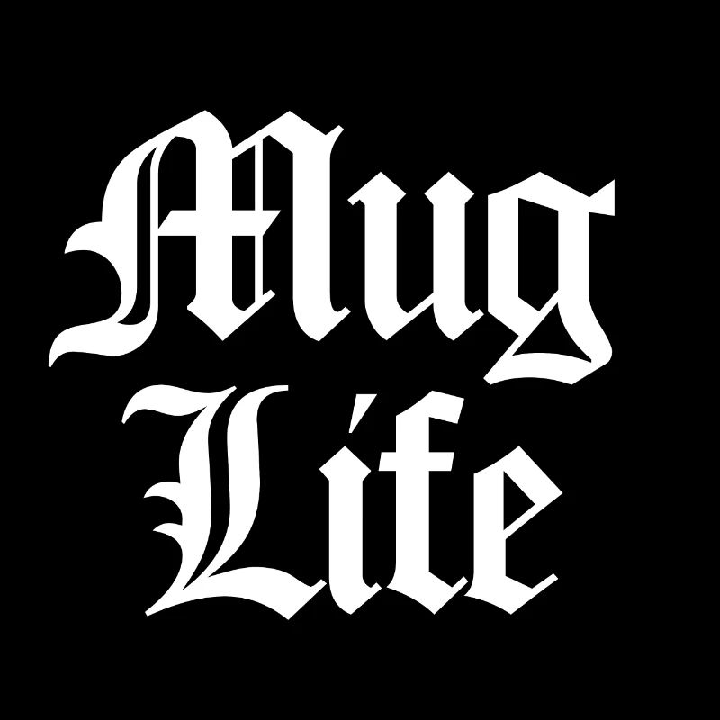 Mug Life (Pun) blanc