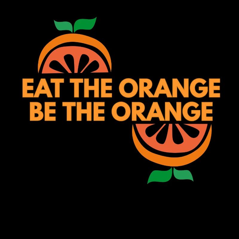 mange l'orange soit l'orange