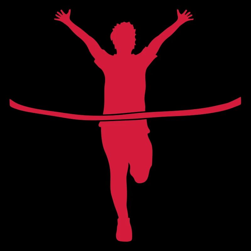 marathon cible arrivée bande rouge cible cible droite re