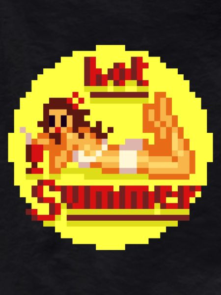 pixel pinup hot buzzer