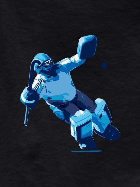 Goalkeeper blue