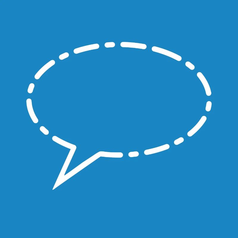 Speech bubble white