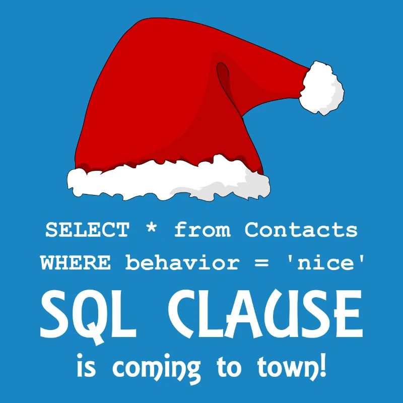 Sql Clause arrive en ville! - blanc