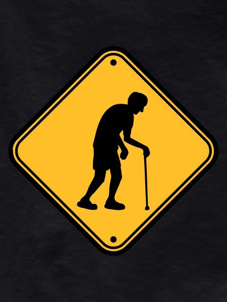 Attention retirement home sign