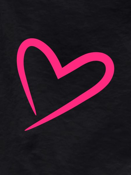Heart in pink