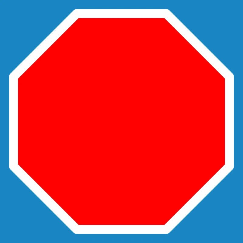 Stopschild Vorlage + DEIN TEXT