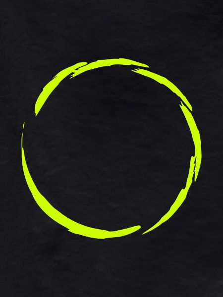 Circle symbol yellow