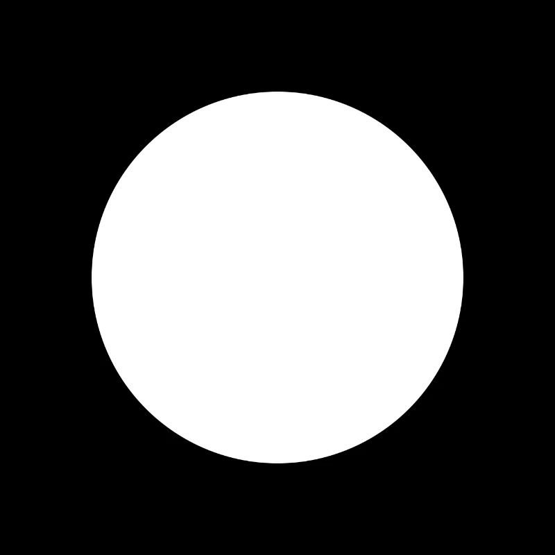 Cercle blanc