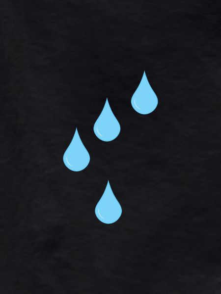 Raindrops icon rain drops
