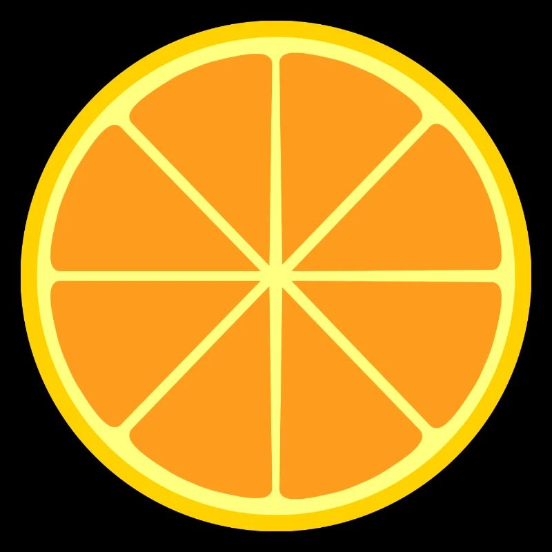 Orange fruit fruit design to personalize