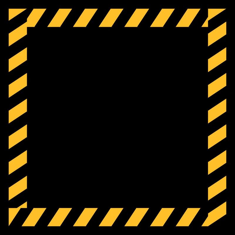 Rahmen Schild Absperrband