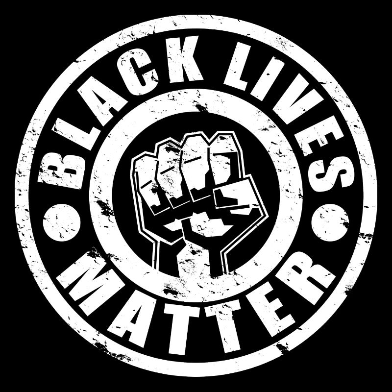 BLACK LIVES MATTER - BLM - Poing