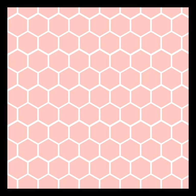 Pink Honeycomb Pattern